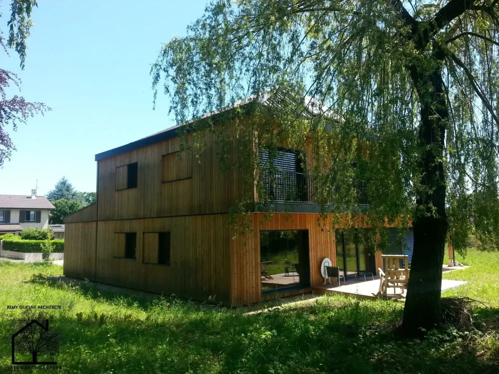Maison ossature bois à Ayse